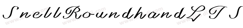 SnellRoundhandLTStd 字体转换